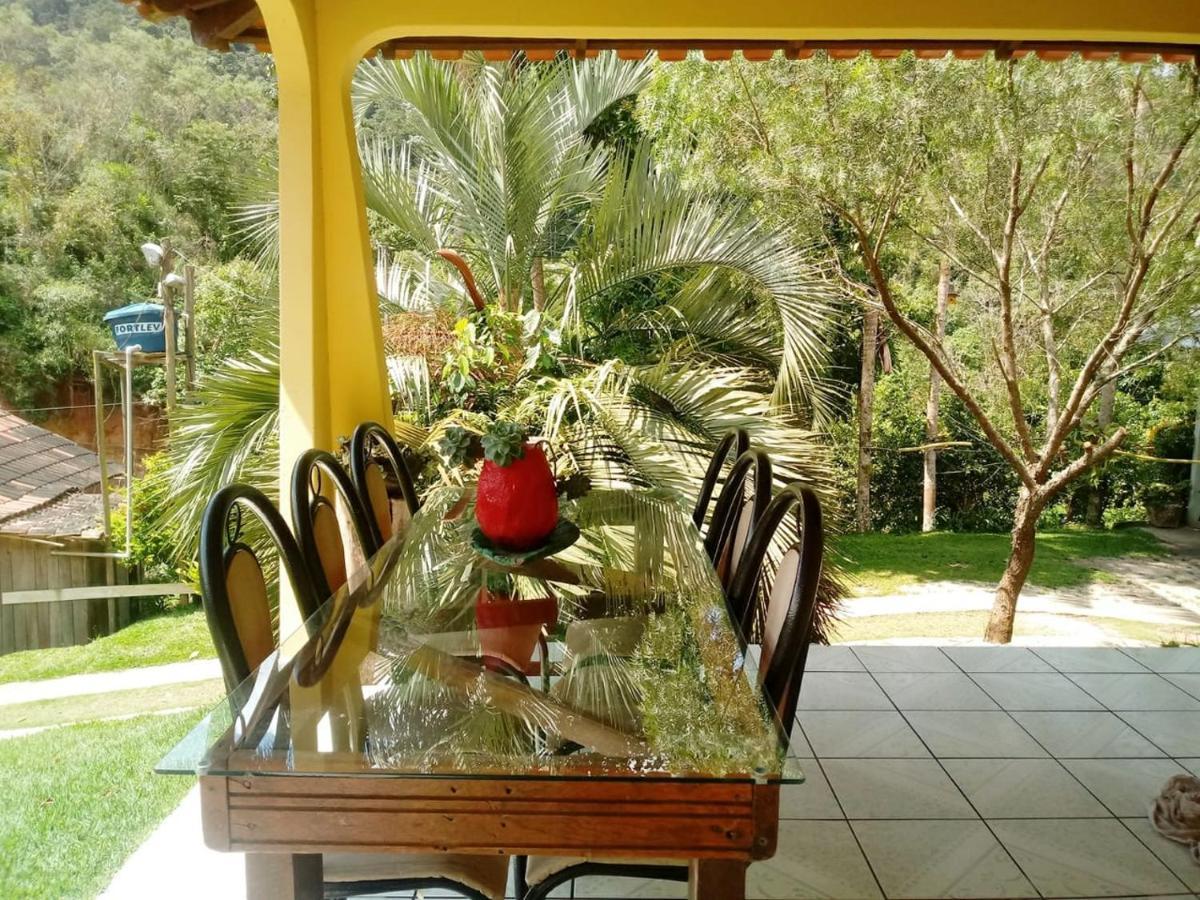 Casa Com Flores Pedra Azul  Exterior foto